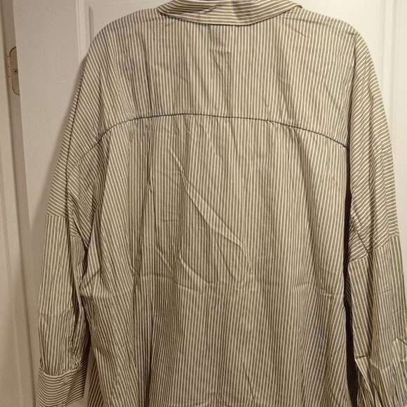 Cotton chemise Black and White US 20 - Picture 3 of 4